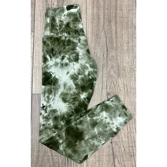 Lululemon Align HR Pant 25” *Nulu Size 4 Diamond Dye Light Sage Olive - Picture 1 of 5